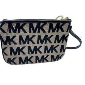 Michael Kors MK Signature Jet Set Jacquard Wristlet